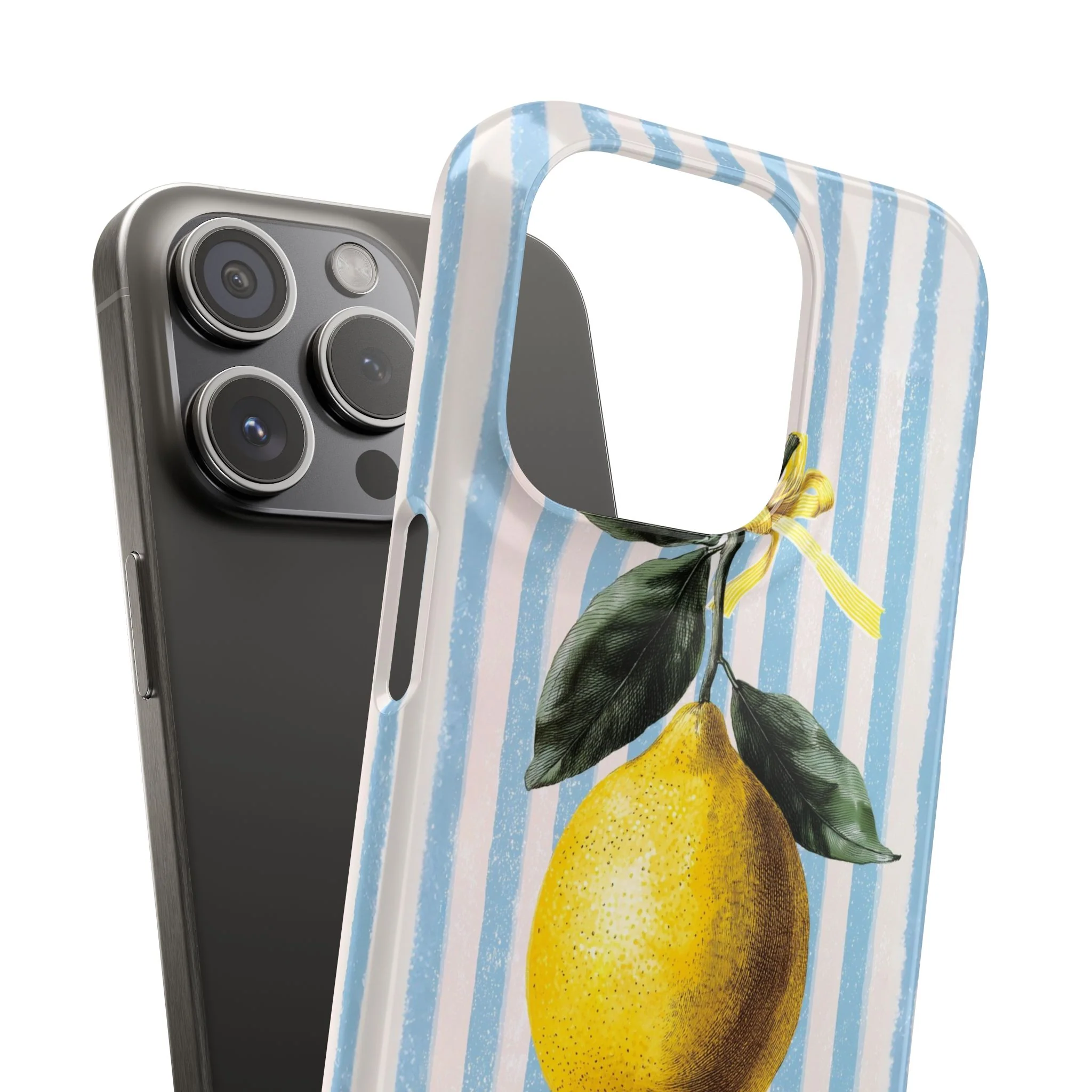 Ribbon Lemon - Slim Phone Case - Image 102