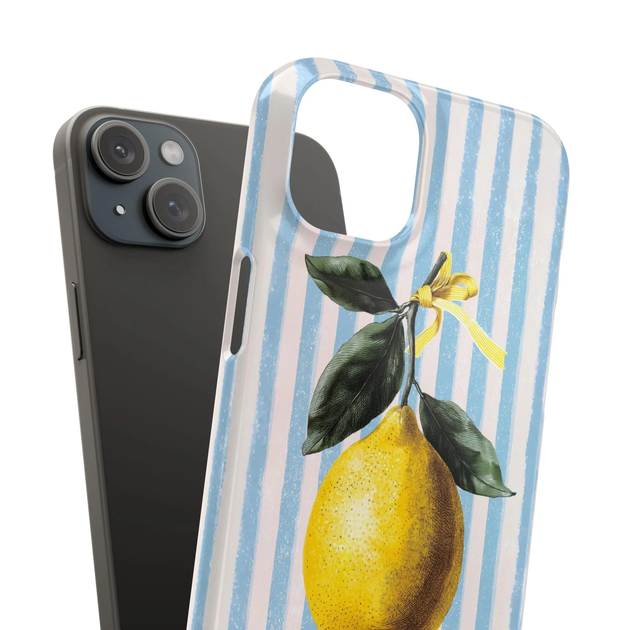 Ribbon Lemon - Slim Phone Case - Image 104