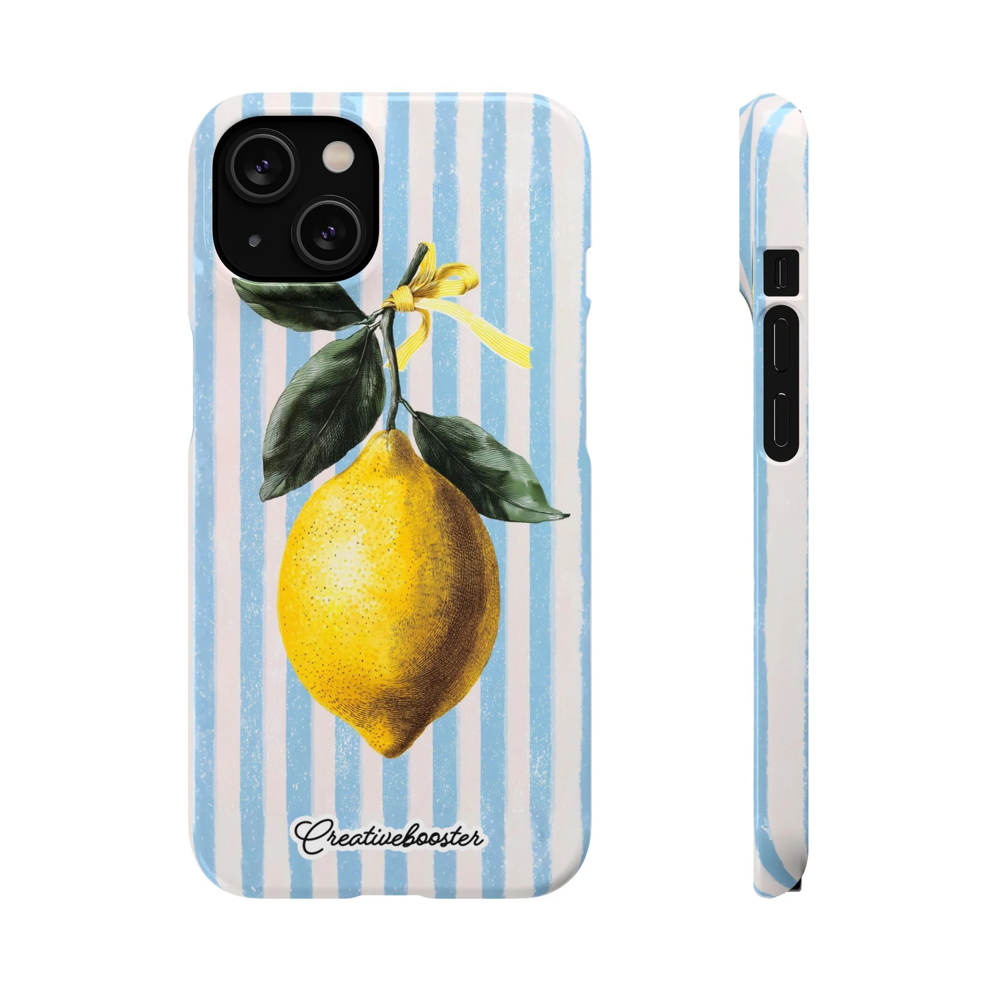 Ribbon Lemon - Slim Phone Case - Image 36