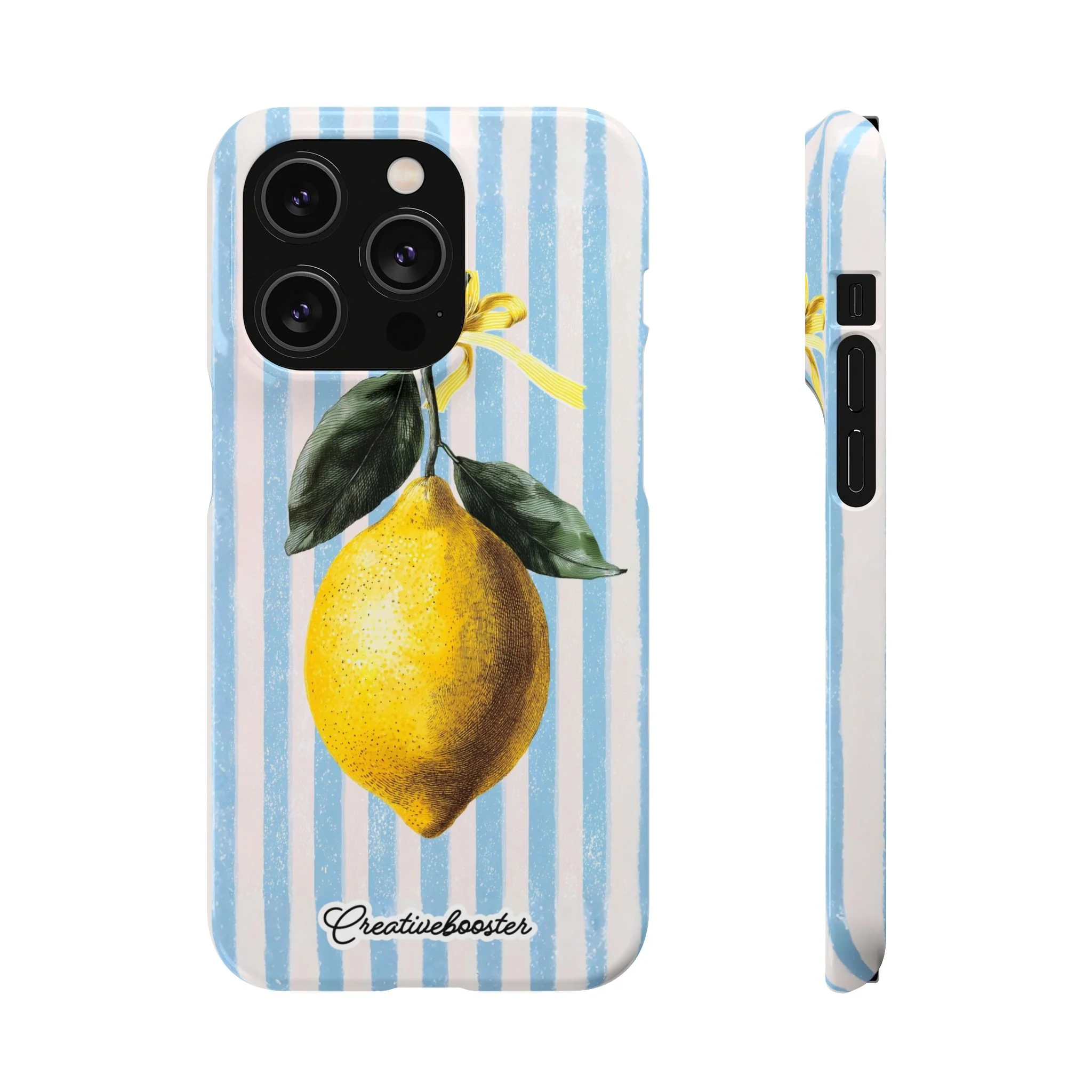 Ribbon Lemon - Slim Phone Case - Image 37