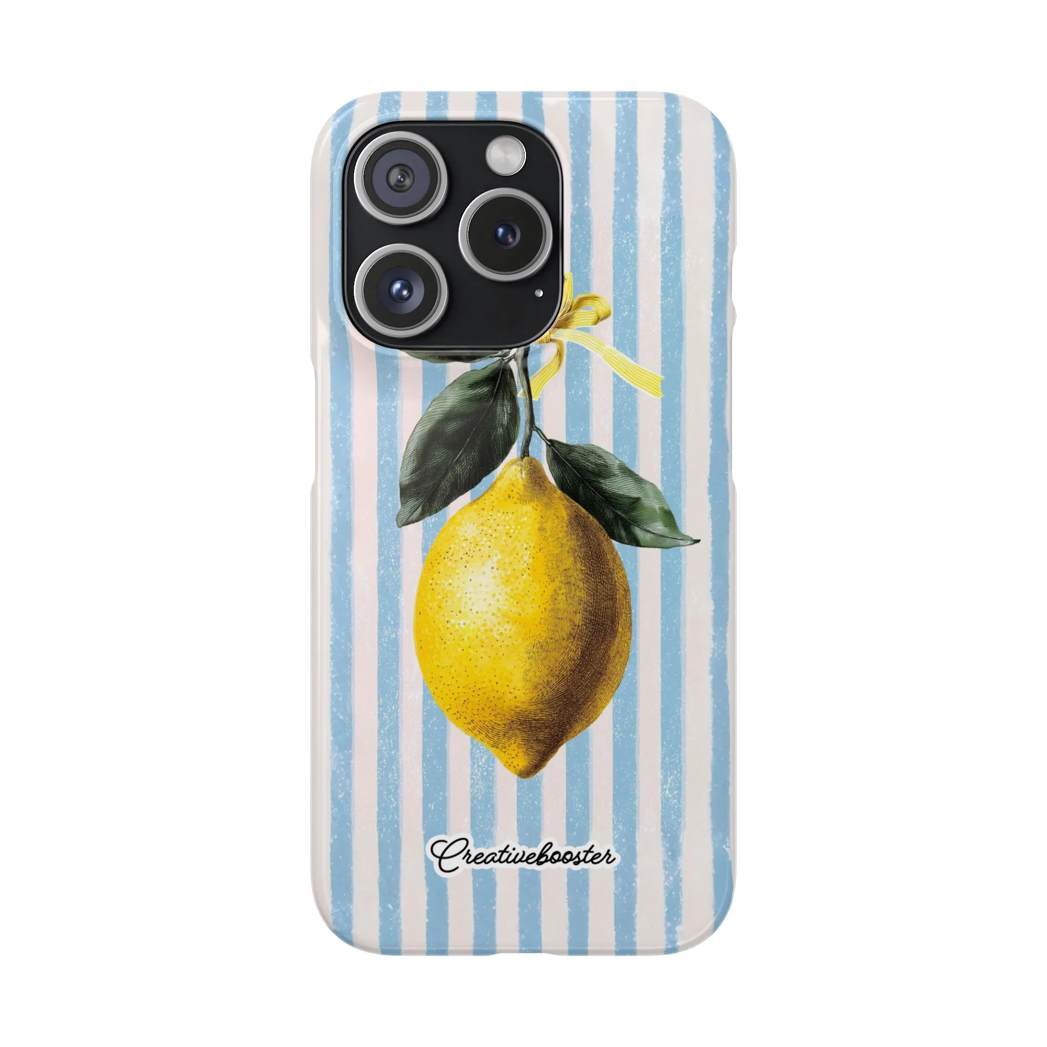 Ribbon Lemon - Slim Phone Case - Image 44
