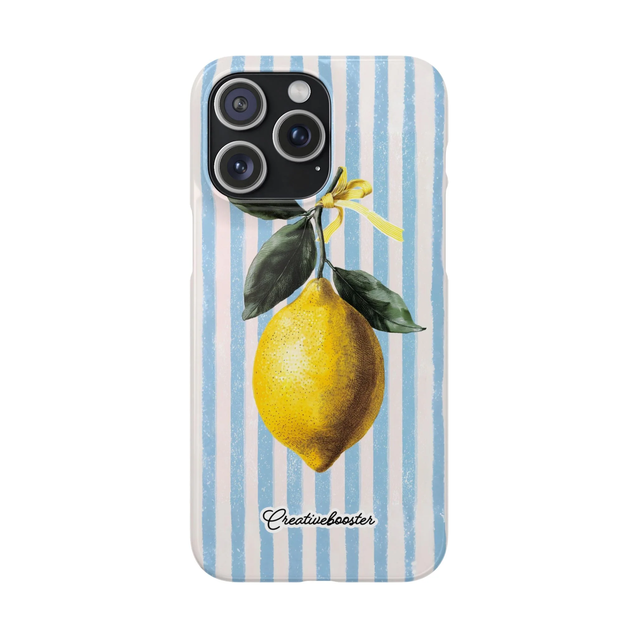 Ribbon Lemon - Slim Phone Case - Image 46