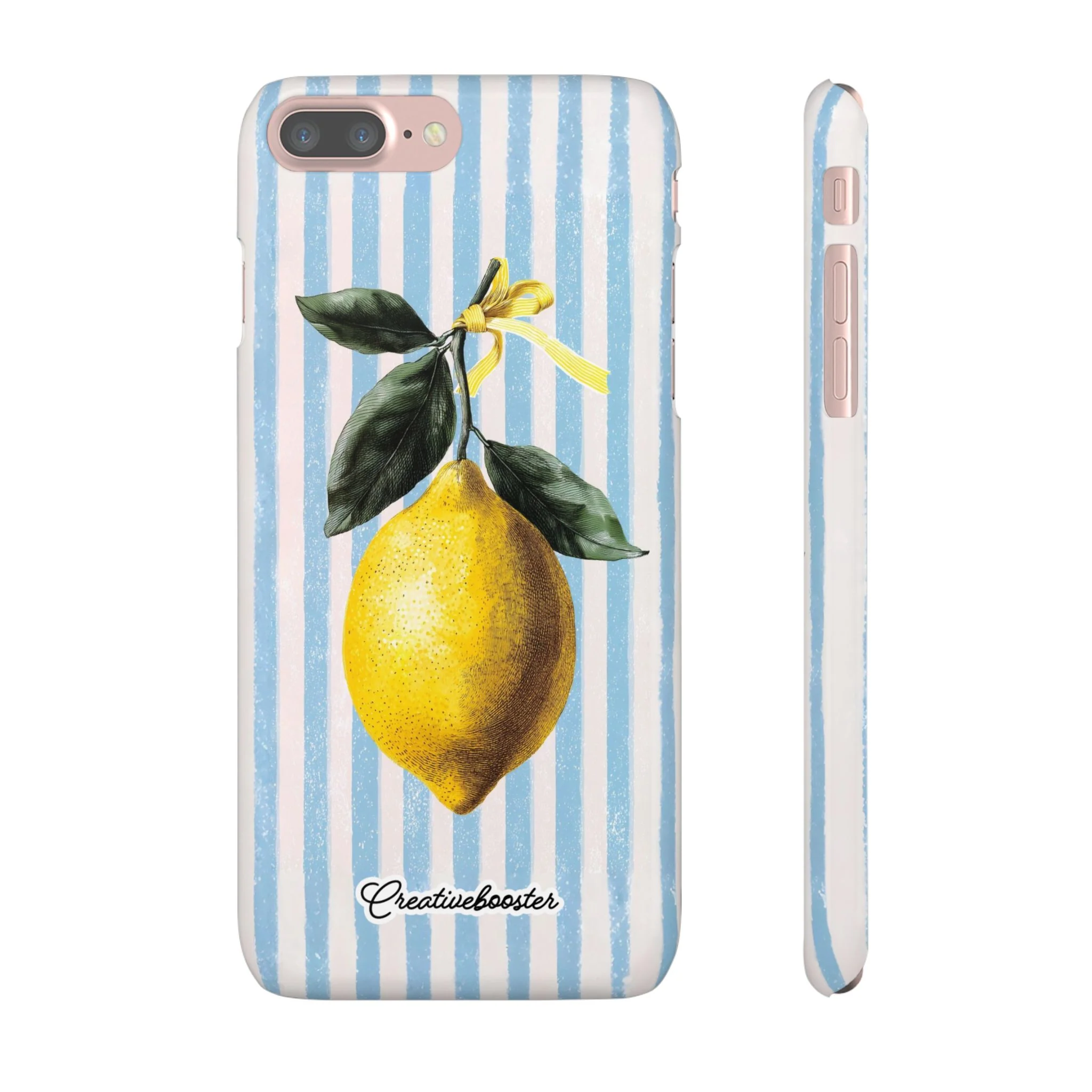 Ribbon Lemon - Slim Phone Case - Image 6