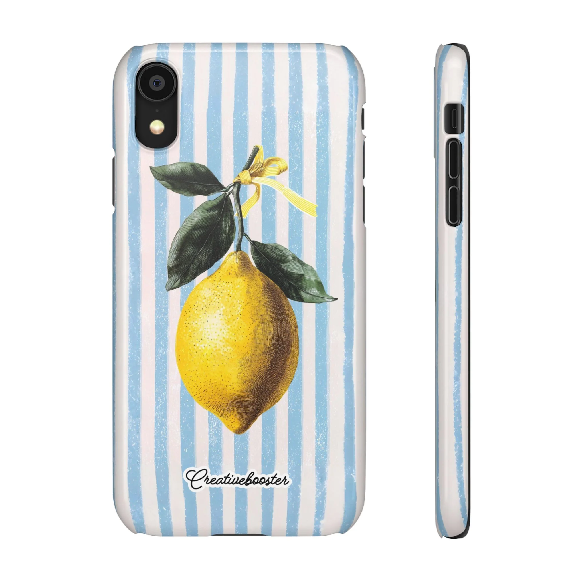 Ribbon Lemon - Slim Phone Case - Image 7
