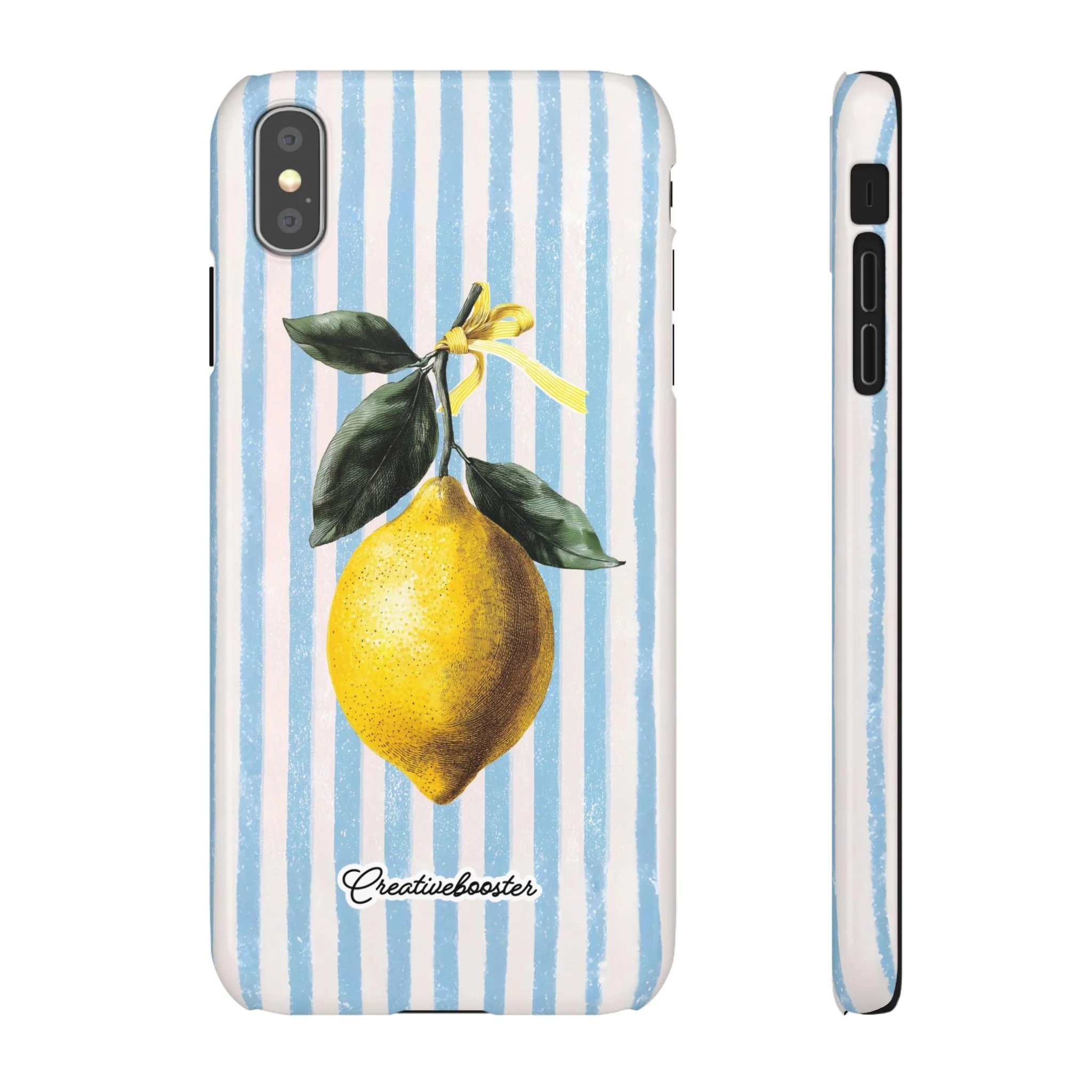 Ribbon Lemon - Slim Phone Case - Image 9