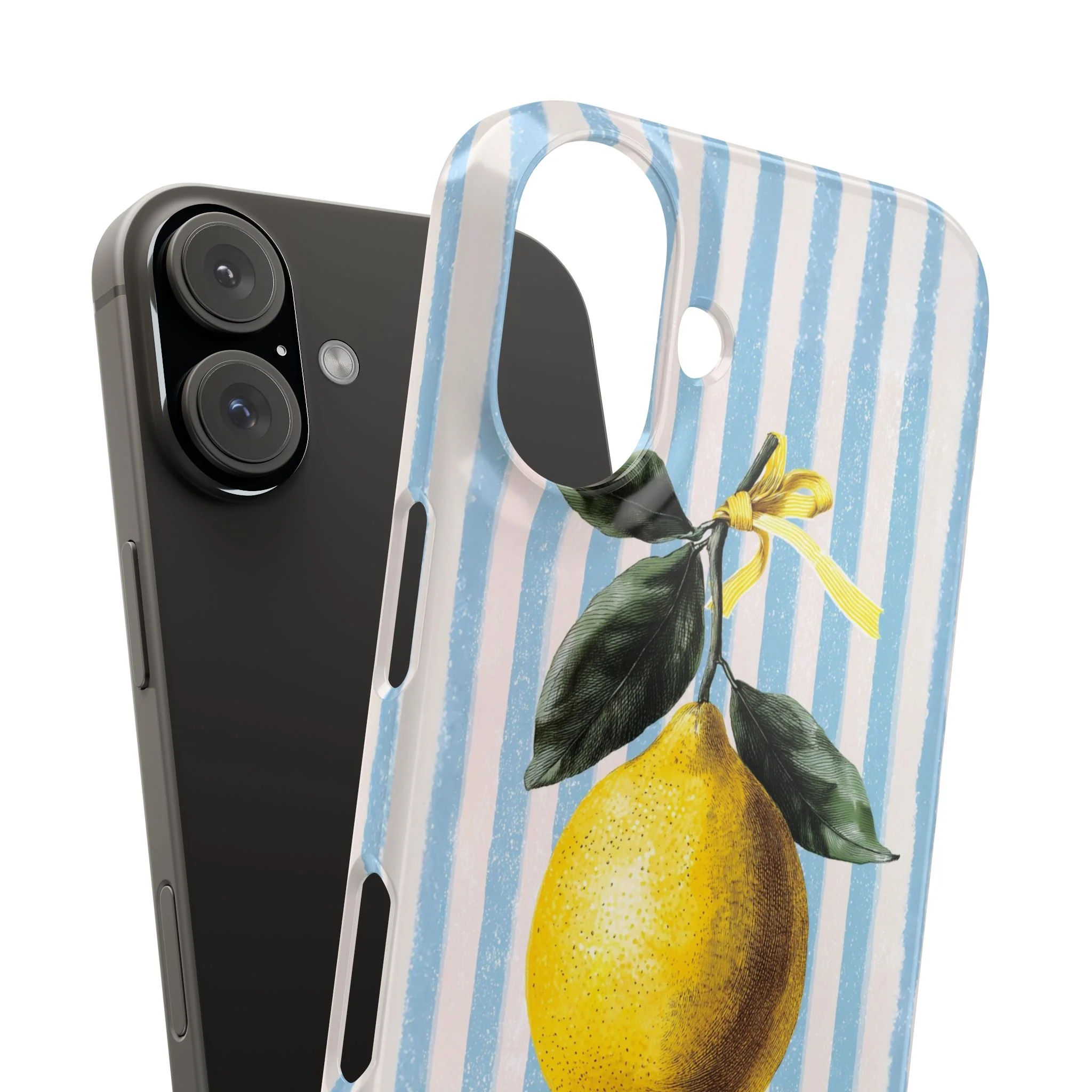 Ribbon Lemon - Slim Phone Case - Image 94