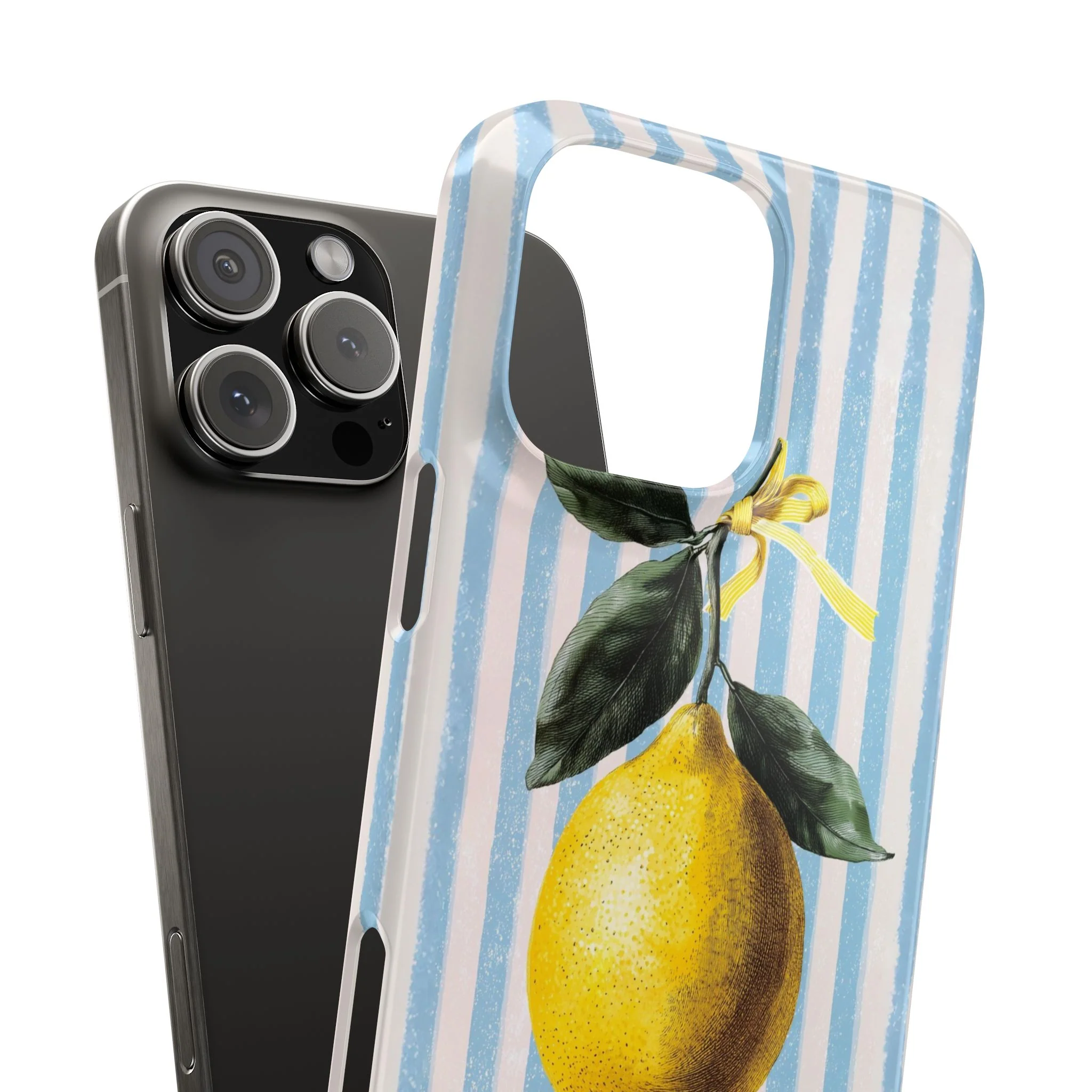 Ribbon Lemon - Slim Phone Case - Image 98