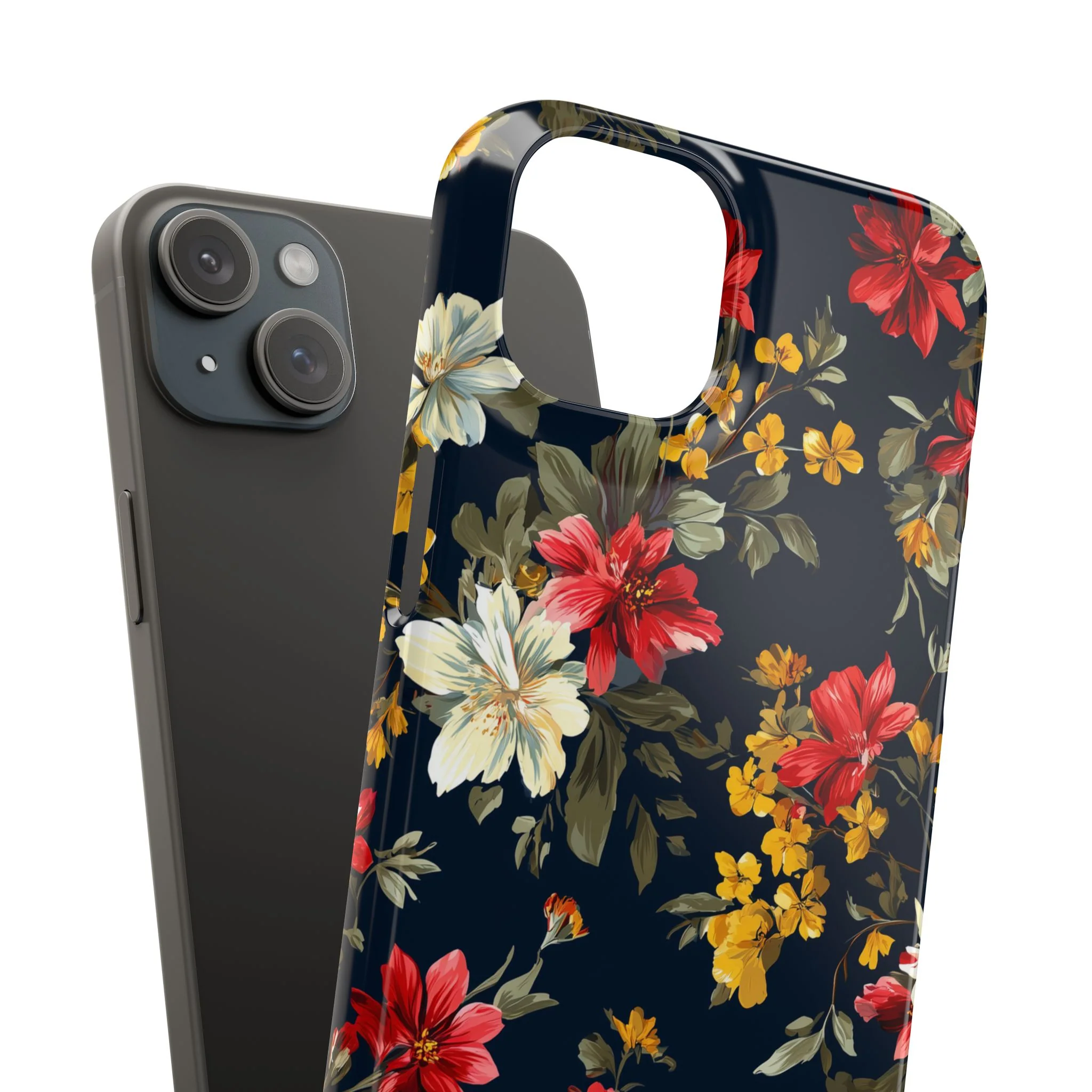 Scarlet Bloom - Slim Phone Case - Image 104