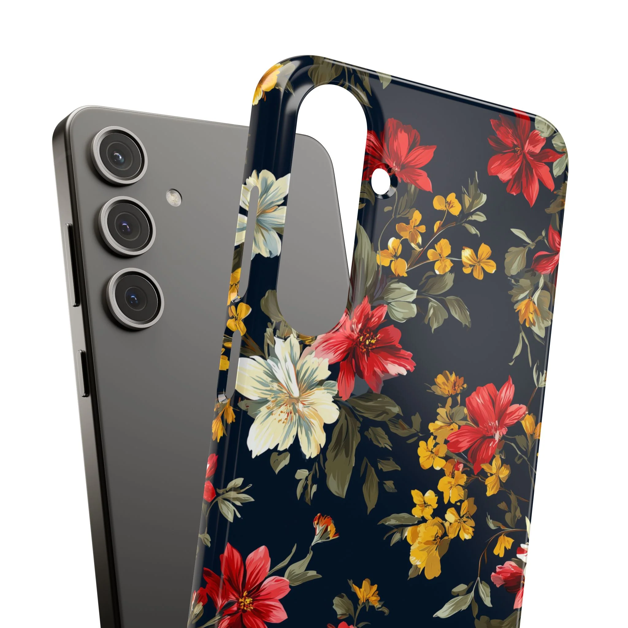 Scarlet Bloom - Slim Phone Case - Image 110