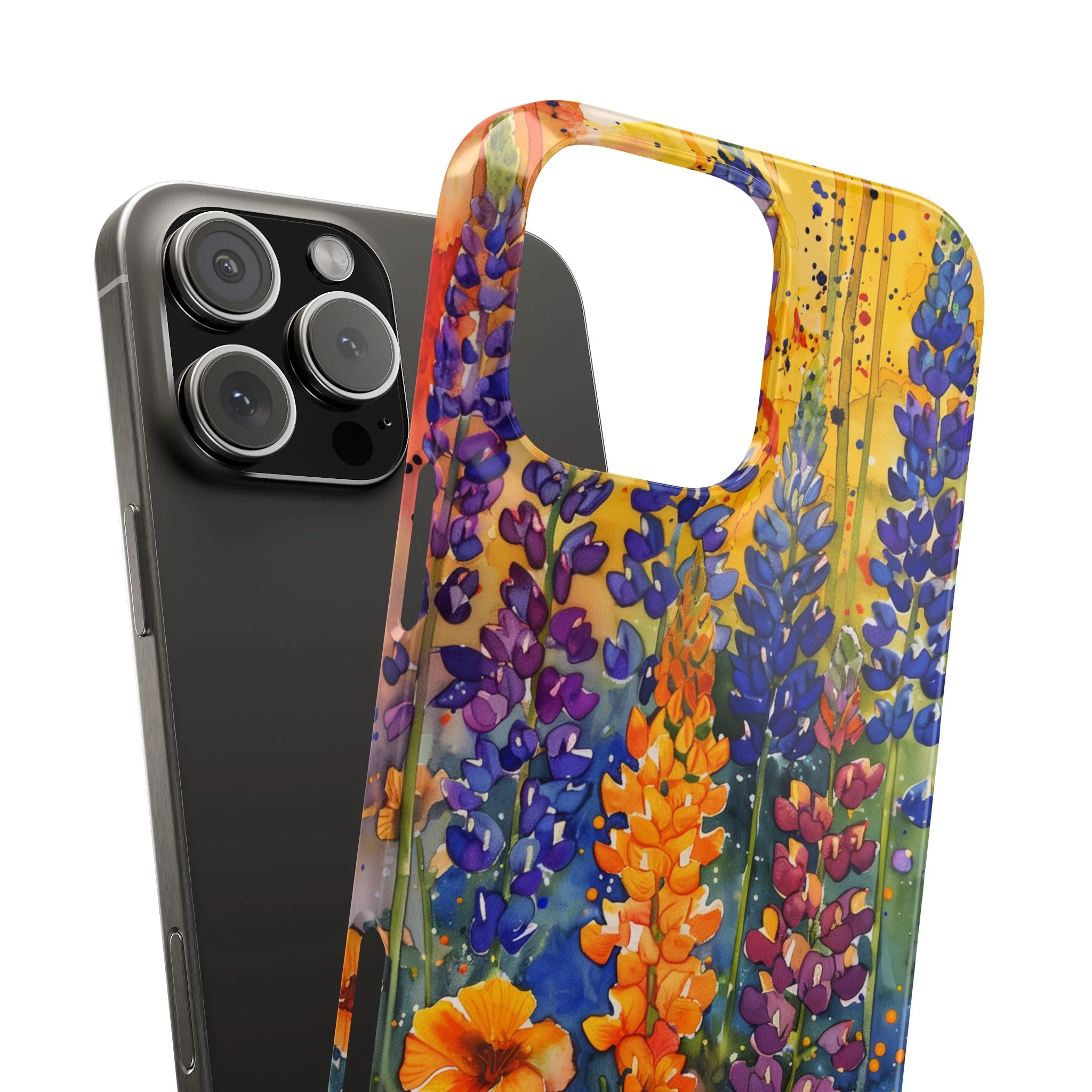 Sunset Lupine - Slim Phone Case - Image 98
